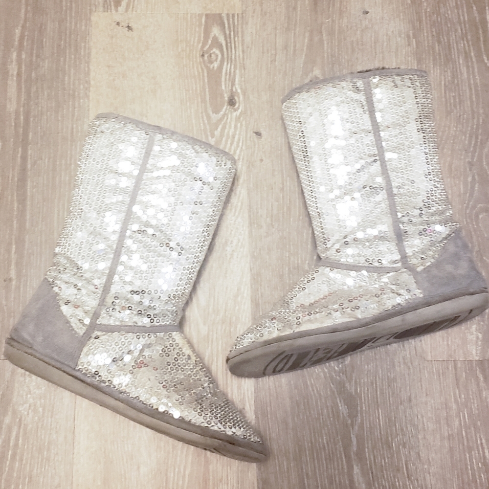 Sale! Sequined Ugg-Style Boots
